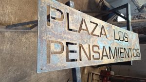 Placa Acero CORTEN calada